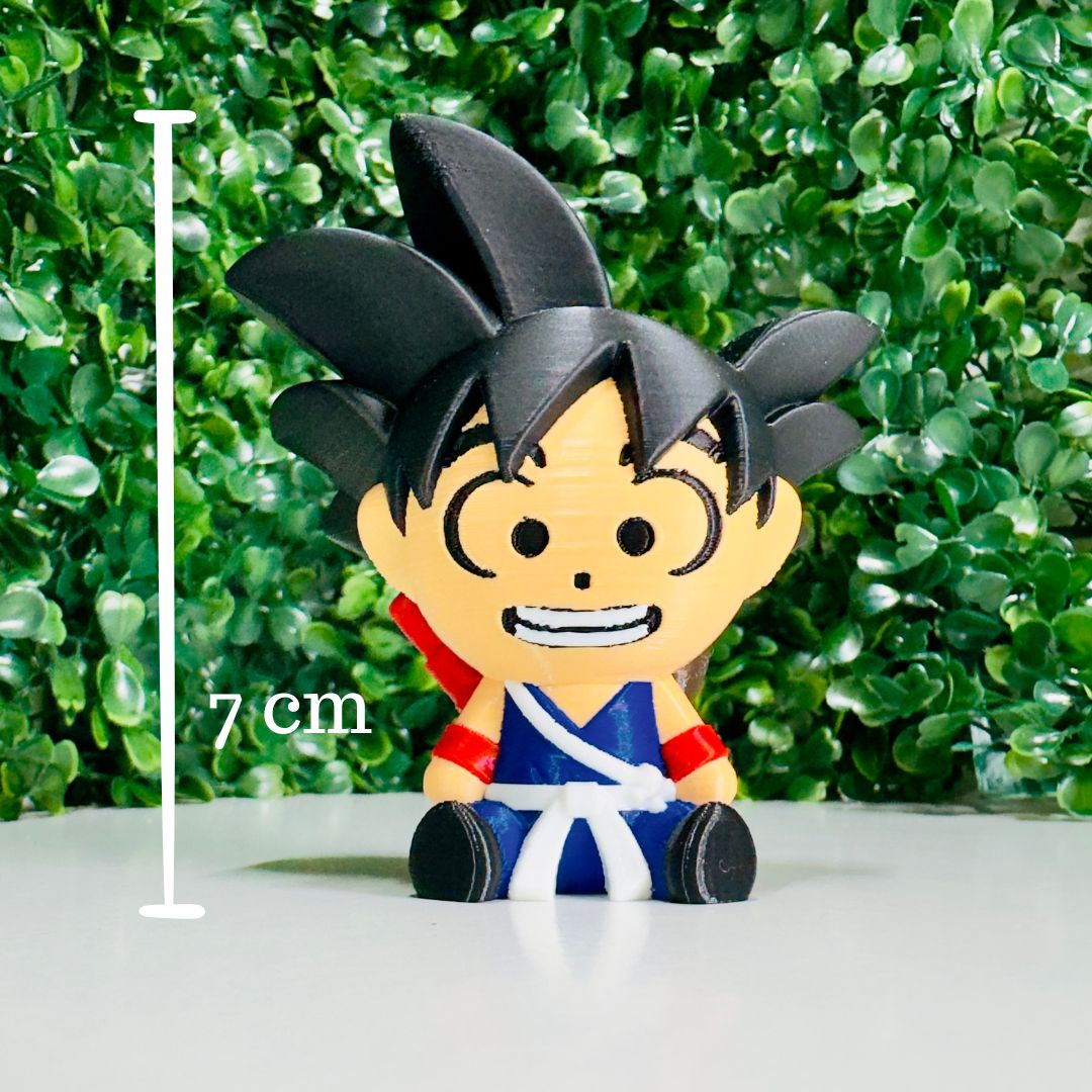 Figura Impressa em 3D – Goku (Dragon Ball)